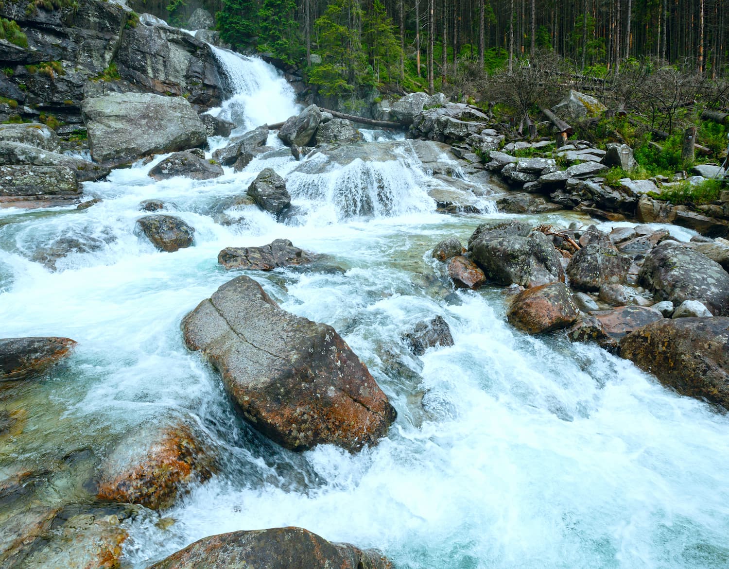Белый водопад Архыз